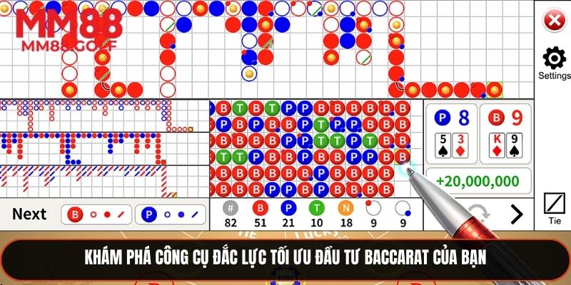Khám phá những công cụ hỗ trợ đắc lực giúp tối ưu đầu tư Baccarat của bạn