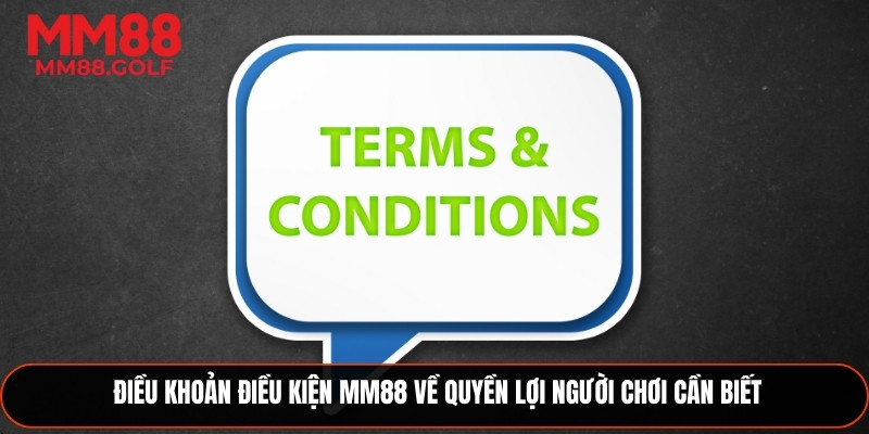 Điều khoản điều kiện về những quyền lợi dành cho người chơi