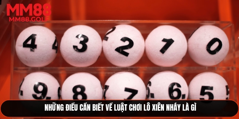 Những thông tin cần biết về luật chơi lô xiên nháy là gì