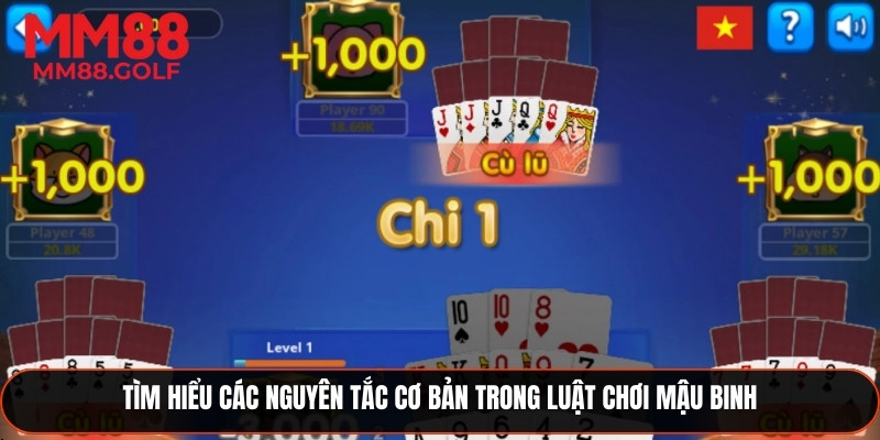 Khám phá các nguyên tắc cơ bản của luật chơi mậu binh